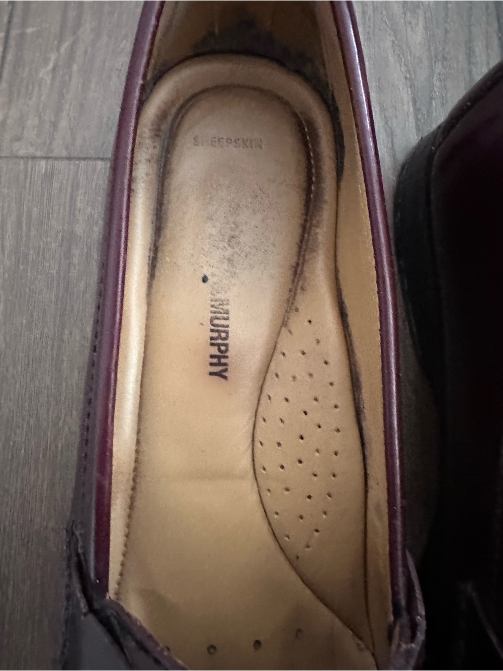 Johnston & Murphy Men’s Burgundy Leather Tassel Loafers - Picture 8 of 10